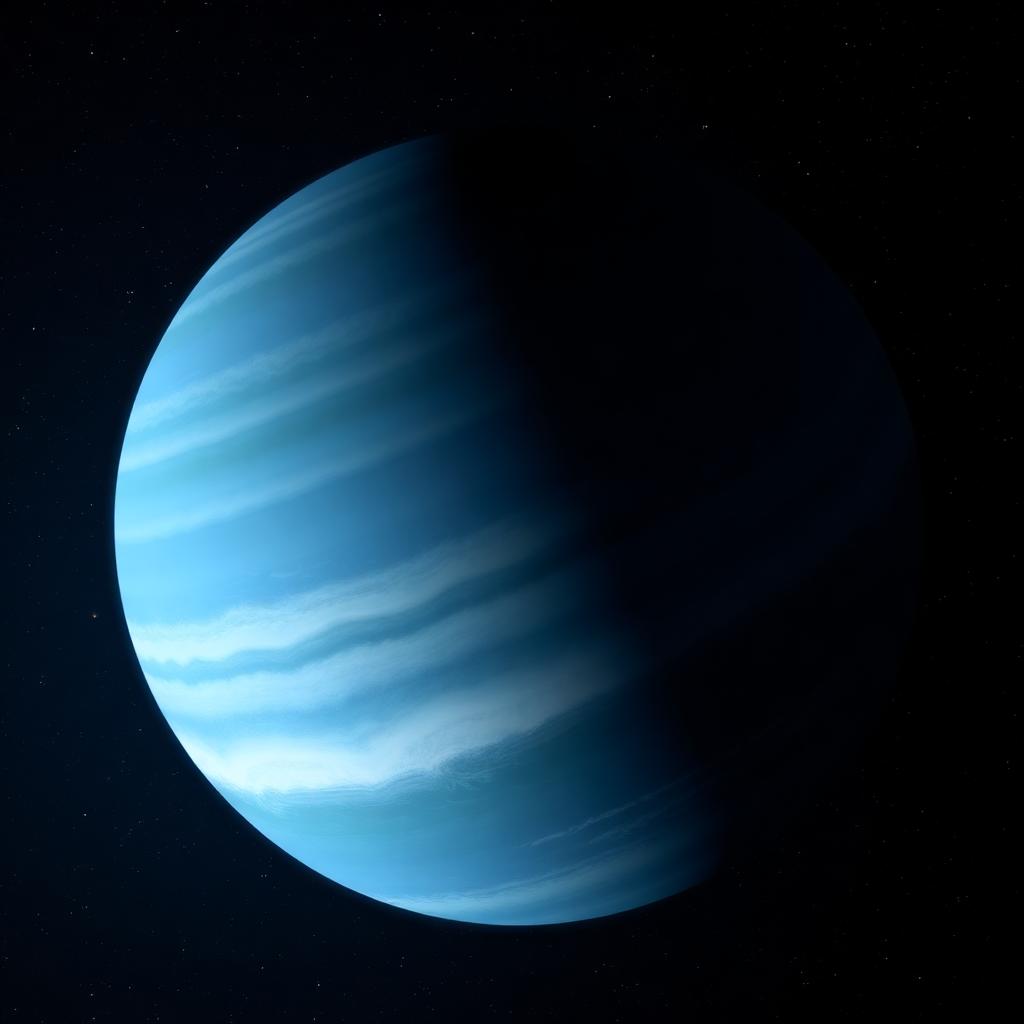 Neptune against a starfield